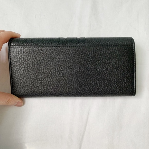 NWT Authentic Gucci Leather Stripe Long Wallet - Picture 4 of 7